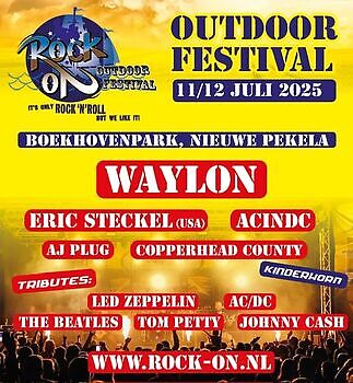 Rock-On Outdoor Festival 11 en 12 juli 2025 Boekhovenpark Nieuwe Pekela - Rock-On Outdoor Festival