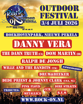 Rock-On Outdoor Festival 3 en 4 juli 2026 Boekhovenpark Nieuwe Pekela - Rock-On Outdoor Festival